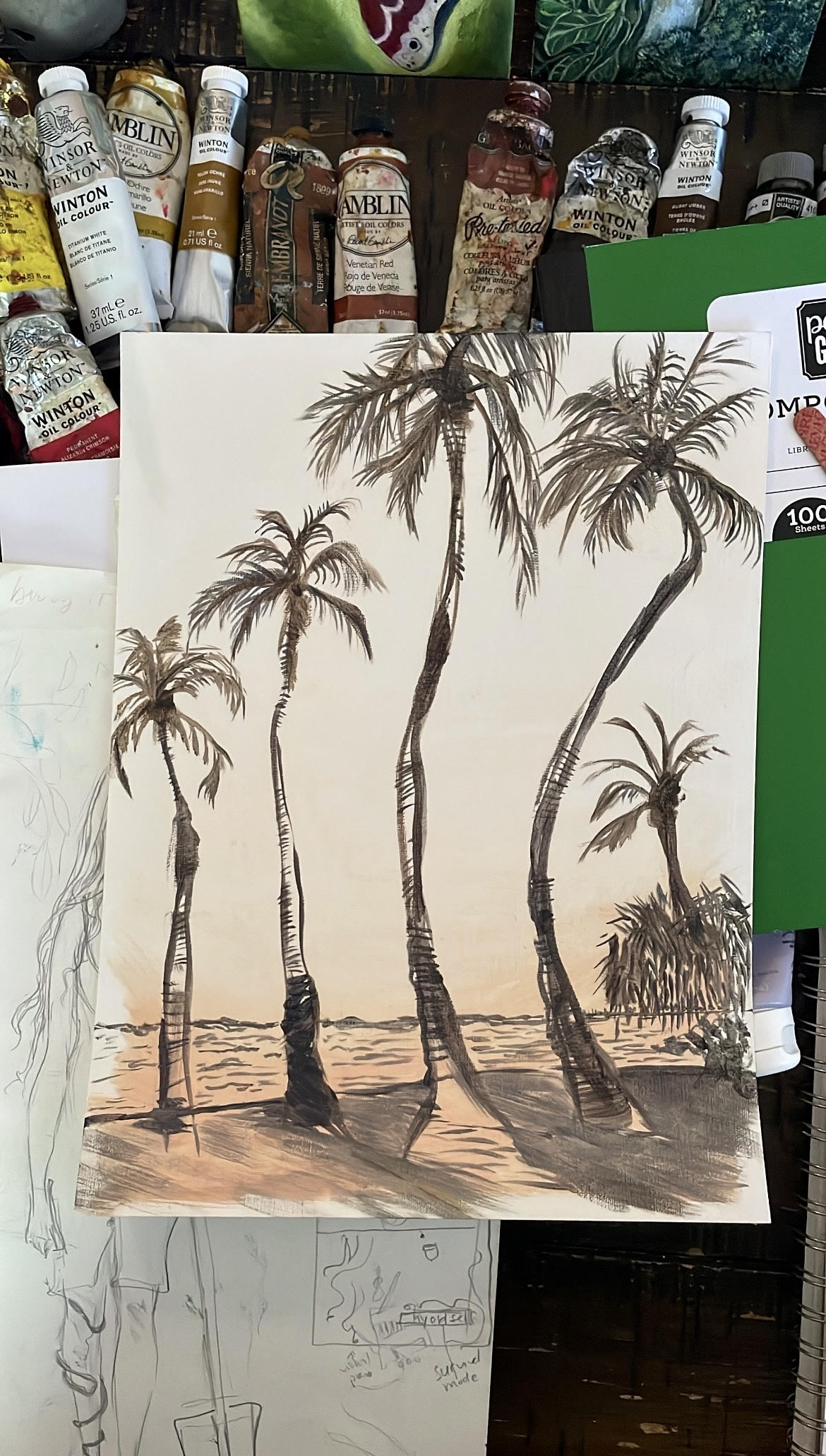 Oil Study: Beach