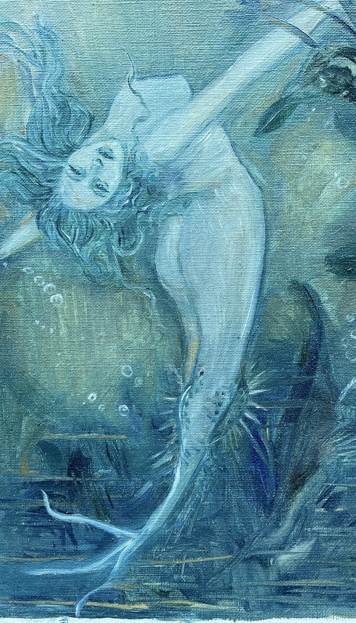 Oil Study: Mermaid