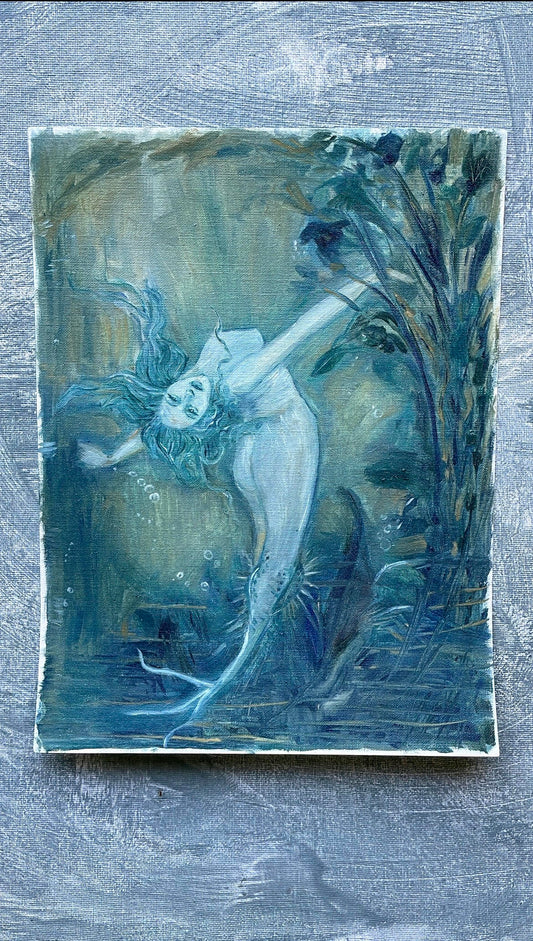 Oil Study: Mermaid