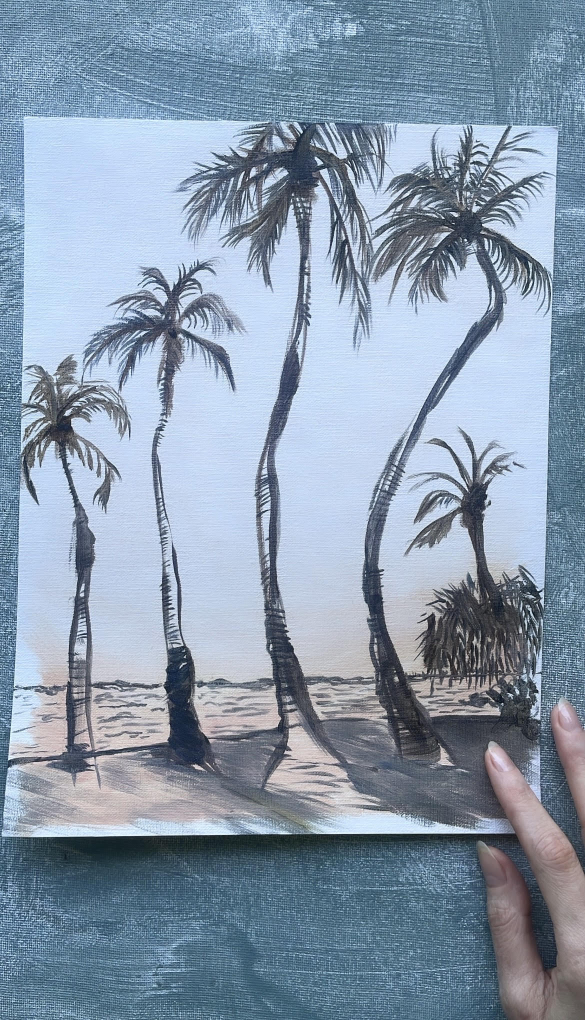 Oil Study: Beach