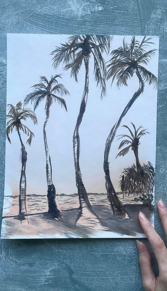 Oil Study: Beach