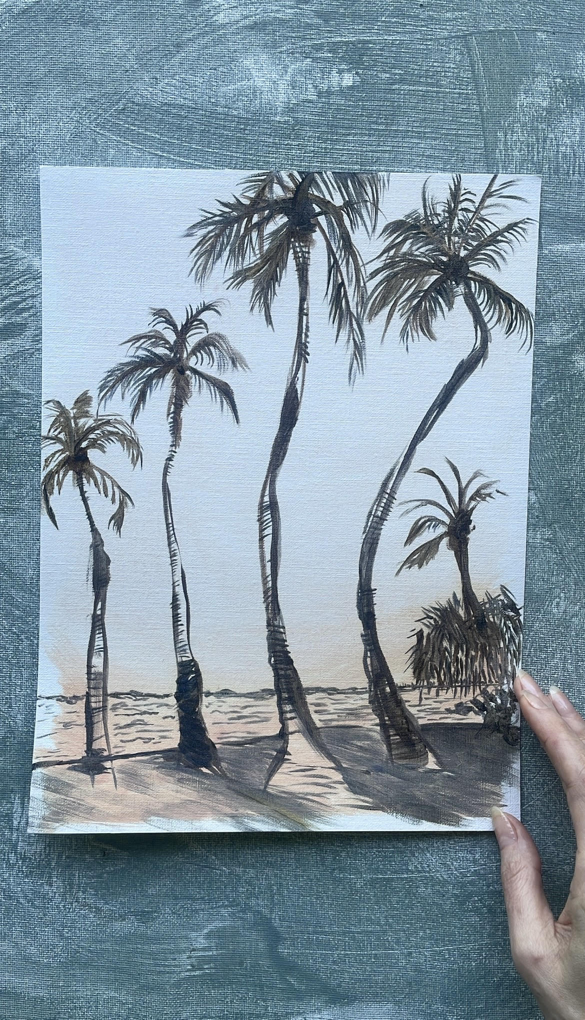 Oil Study: Beach