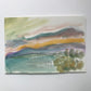 Switzerland at Dusk - Watercolor Plein Air