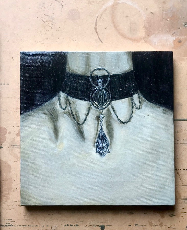 Beetle Choker Original Oil Painting