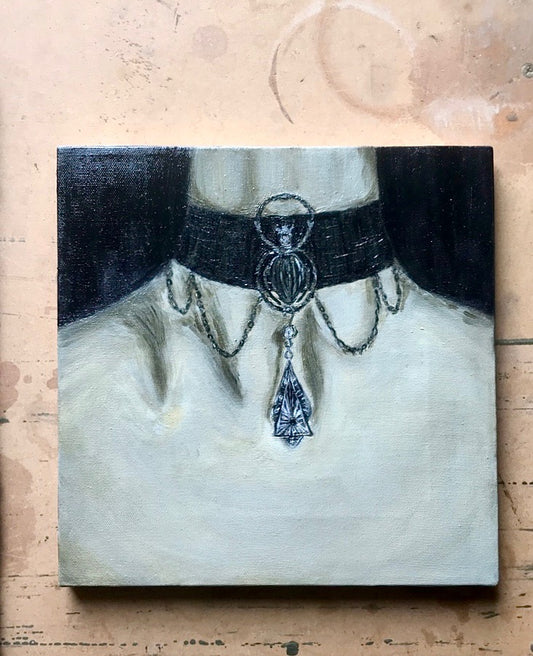 Beetle Choker Original Oil Painting
