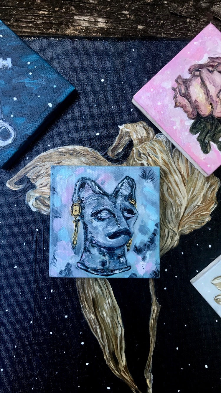 Egyptian Kitty Original Painting