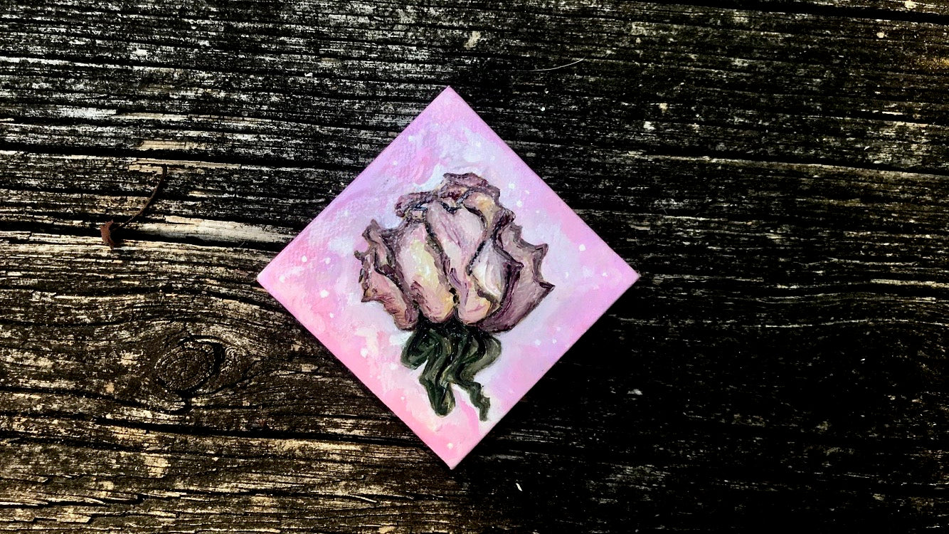 Rosebud Original Oil Painting