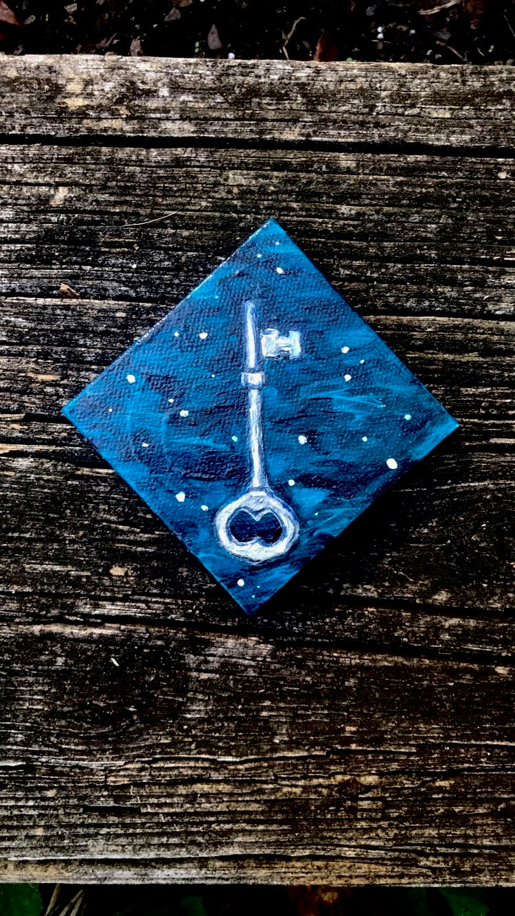 Skeleton Key Original Oil Painting