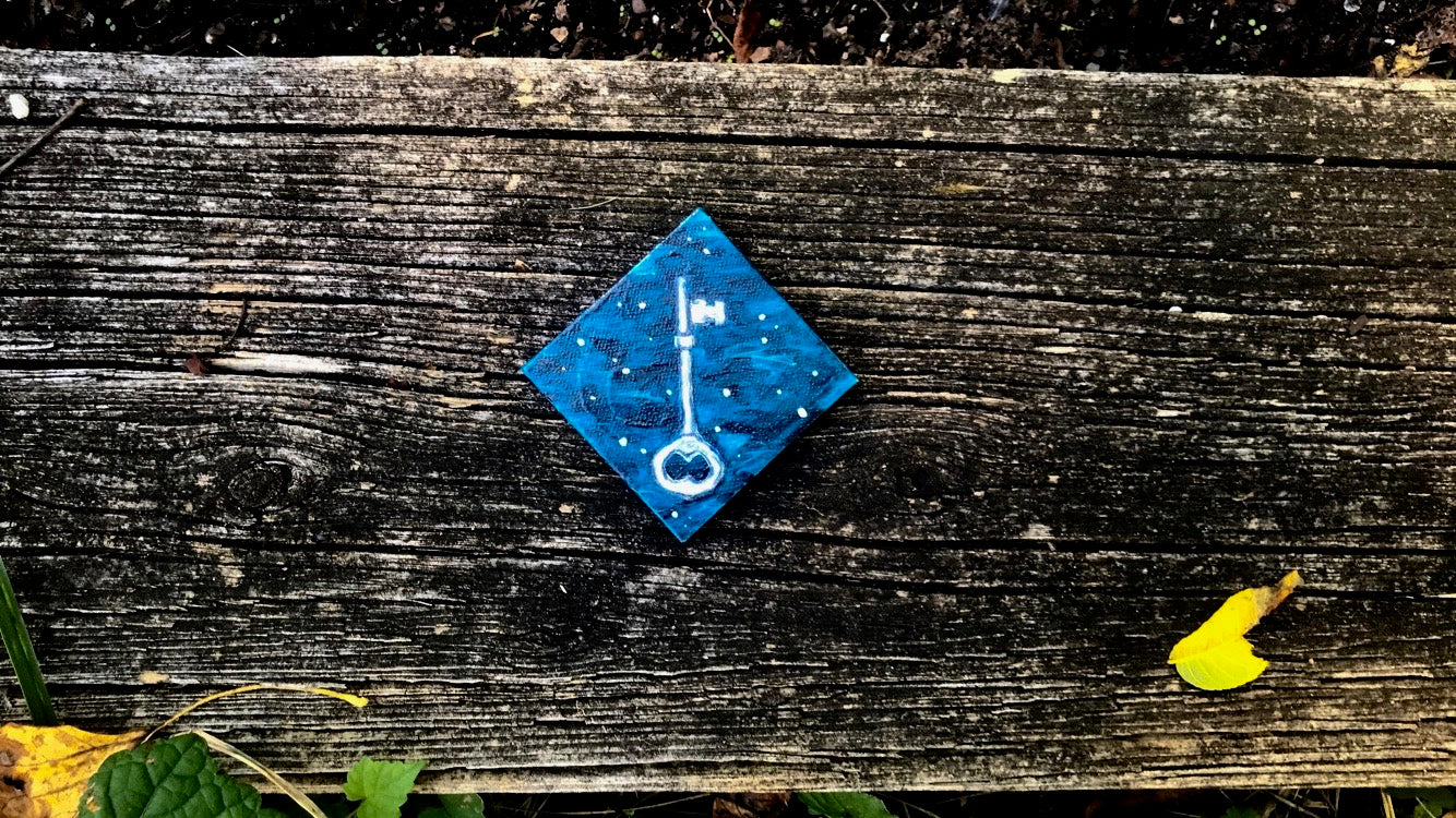 Skeleton Key Original Oil Painting