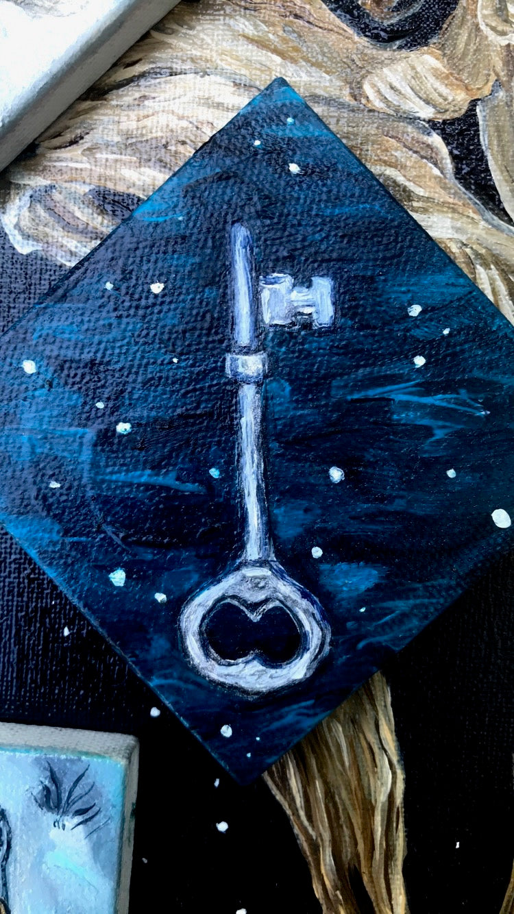 Skeleton Key Original Oil Painting
