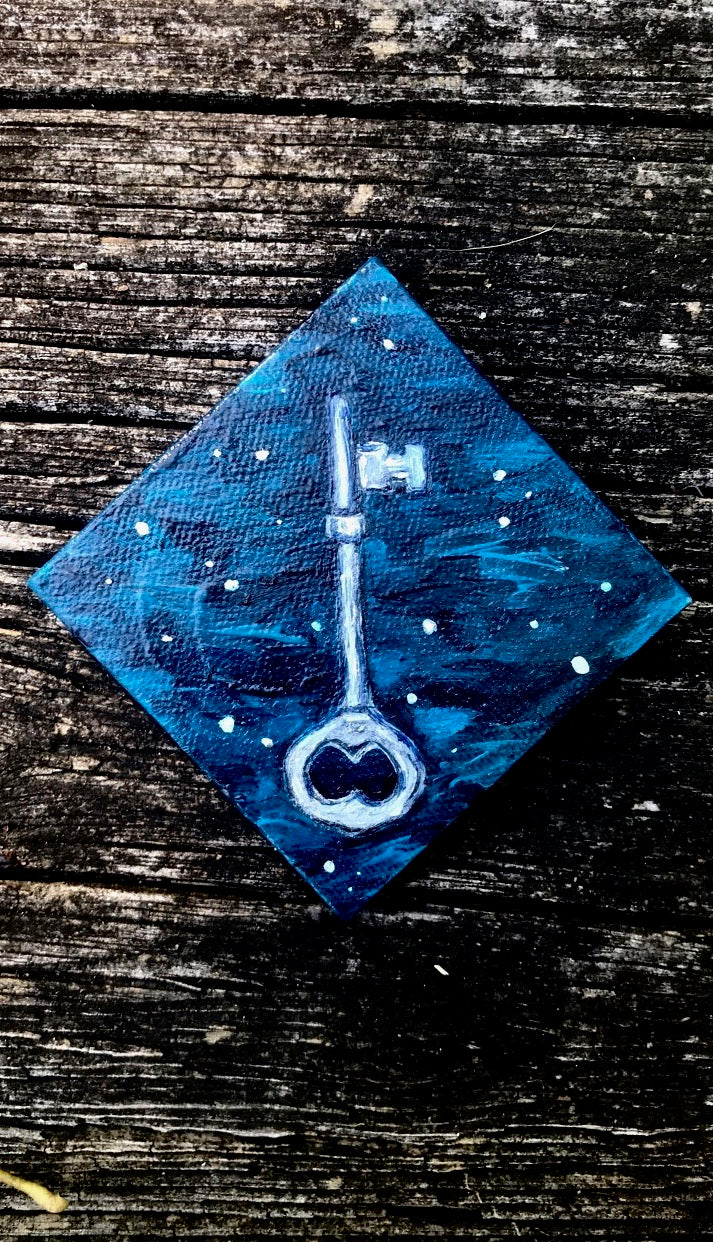 Skeleton Key Original Oil Painting