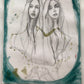 Blue Moon Sketchbook page by Jessica Gallardo 2021.