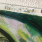 Notes on canvas, Blue Moon Original Oil Painting by Jessica Gallardo 2021.