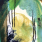 Oil & Turp Experiment No. 1 - Forest at Dawn - Original Painting