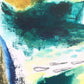 Oil & Turp Experiment No. 3 - Water Meets Earth - Original Painting